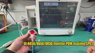 GE B450/B650/B850 Patiëntmonitor PDM-module Masimo SPO2-testreparatie