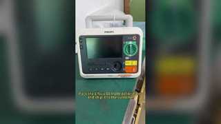 Bekijk de demo van de ziekenhuisfaciliteit DFM100 defibrillatormachine in goede staat