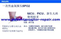 Beschikbare Neo de Zuigelings Volwassen Sp02 Sensor van Medische apparatuurtoebehoren NICU PICU
