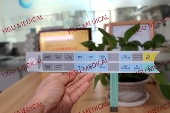 GE B20 Patiëntenmonitor Siliconen Toetsenbord voor CARESCAPE B20