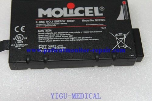 PN ME202C 989803170371 ECG Batterij voor de Elektrocardiograaf van TC30 VM6